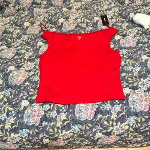 Express Vibrant Red Tank Top
